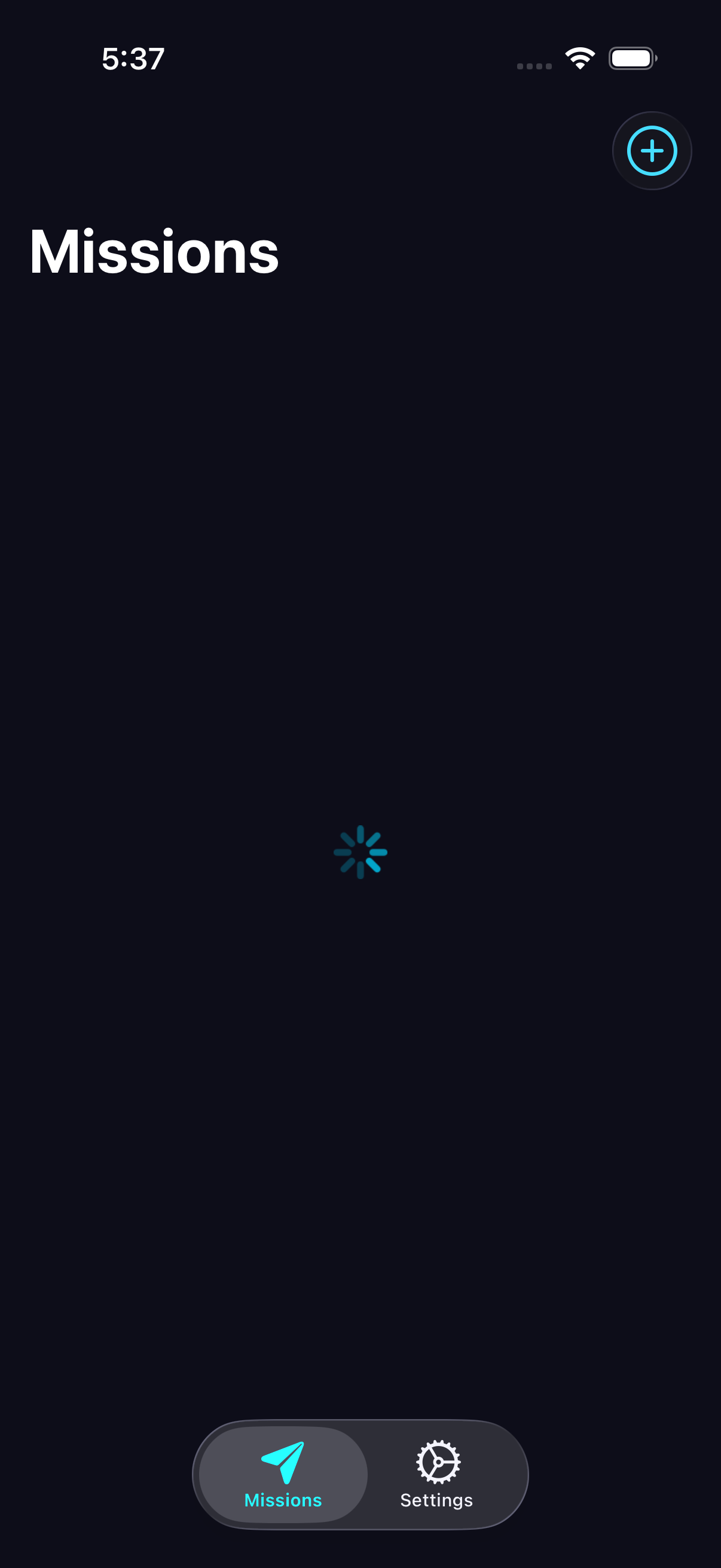 Missions (empty)