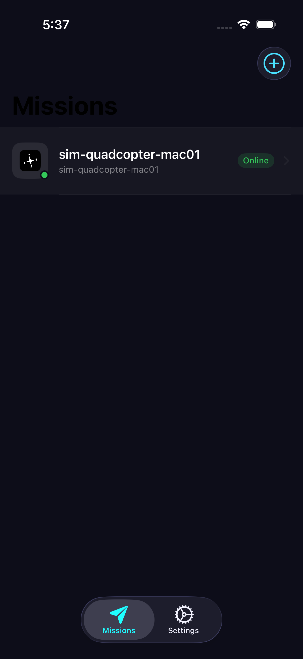 Astral app — drone online